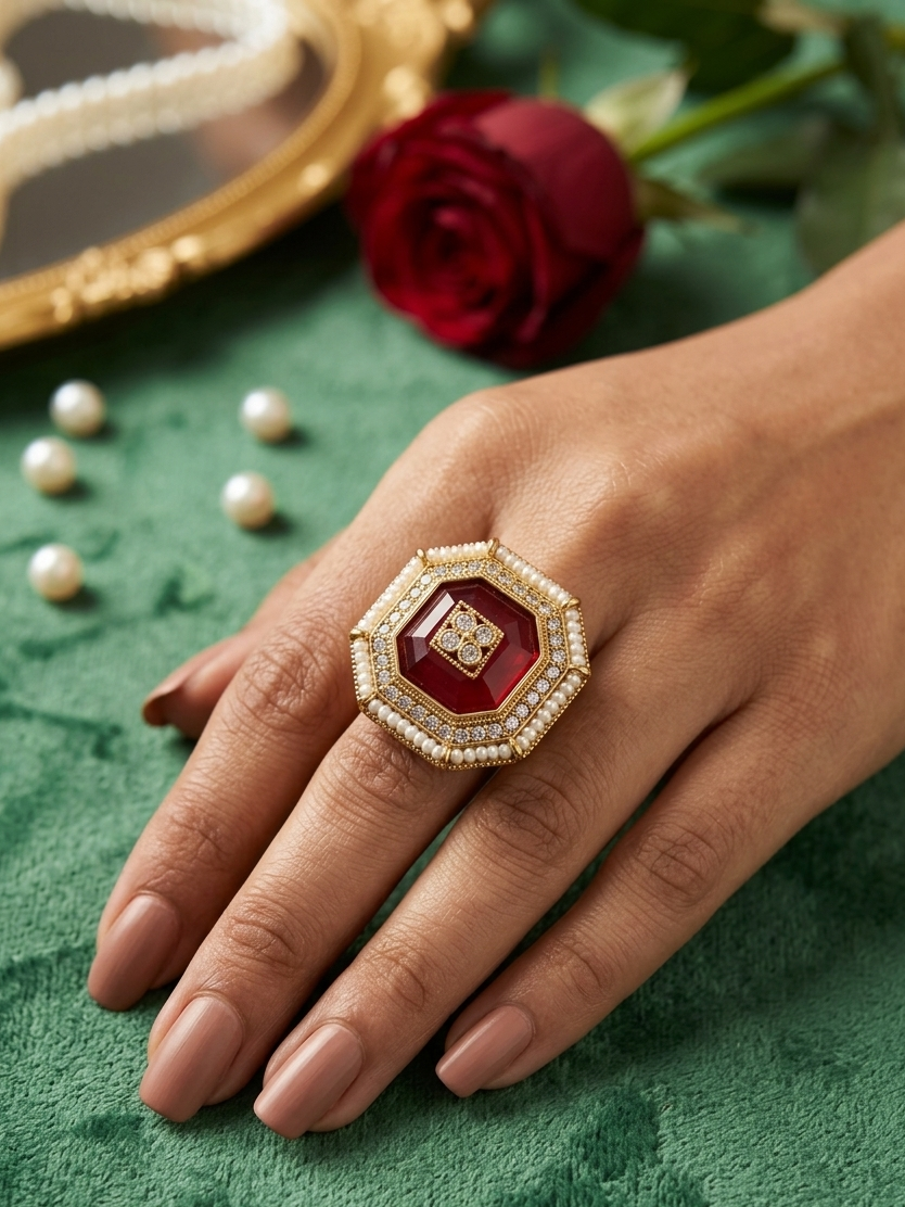 The Ruby Royalty Octagon Ring