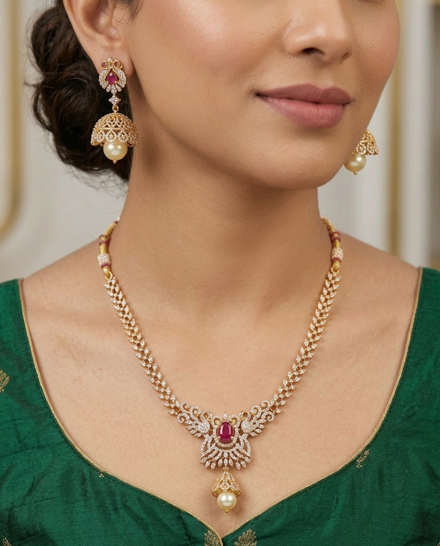 Elitare Ruby Grace Necklace