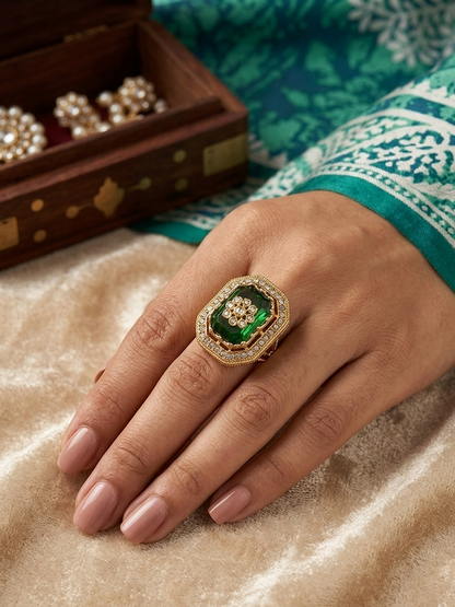 The Emerald Archduke Statement Ring