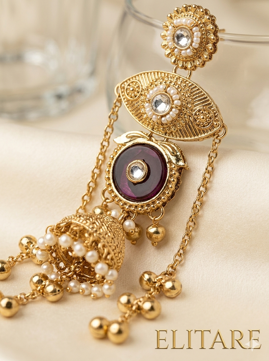 The Empress Bloom Jhumka