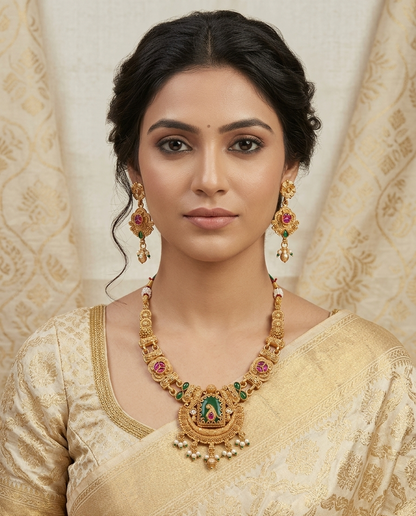 The Mayura Heritage Necklace Set
