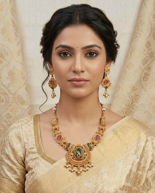 The Mayura Heritage Necklace Set