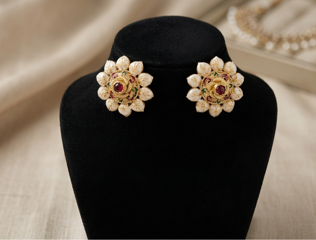 Aura Floral Earrings