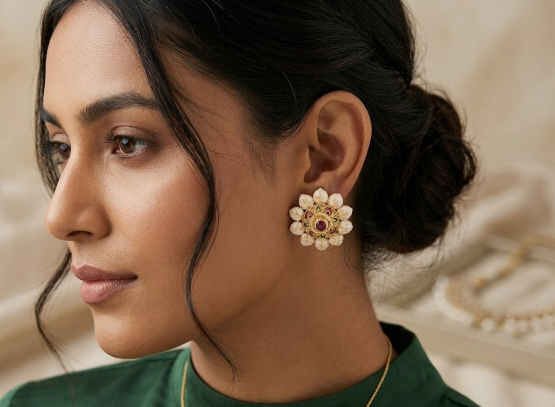 Aura Floral Earrings