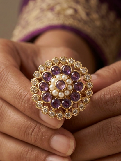 Lavender Bloom Ring