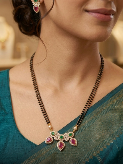 Elitare Emerald Raga Mangalsutra