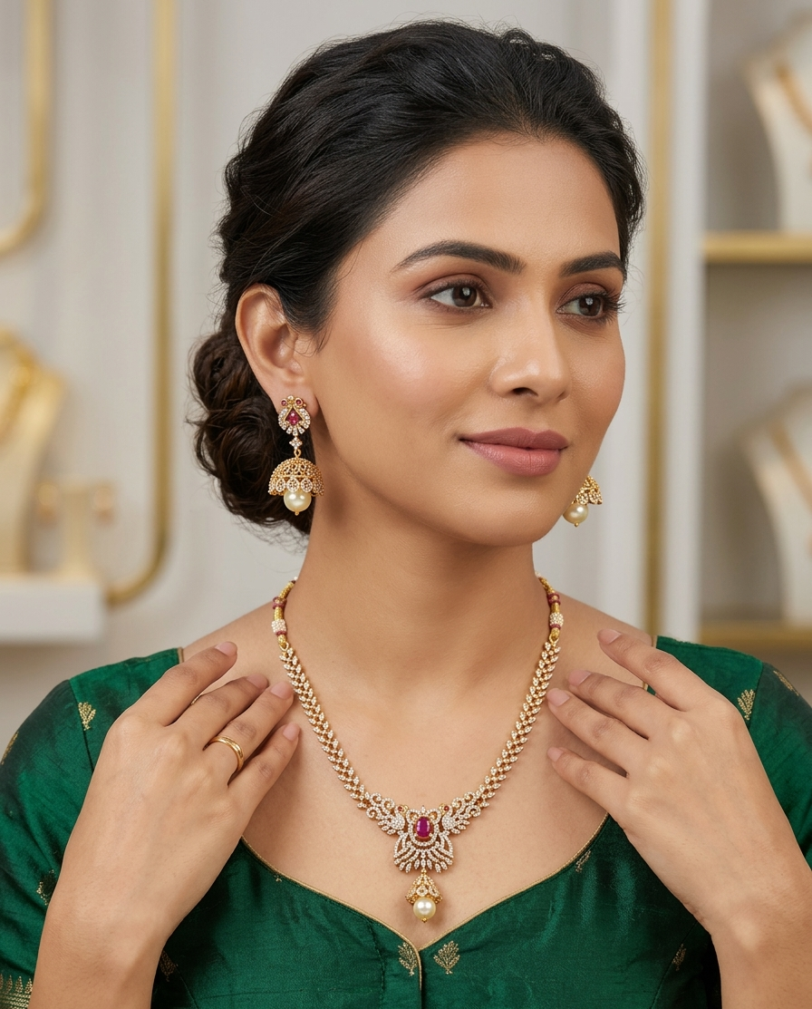 Elitare Ruby Grace Necklace