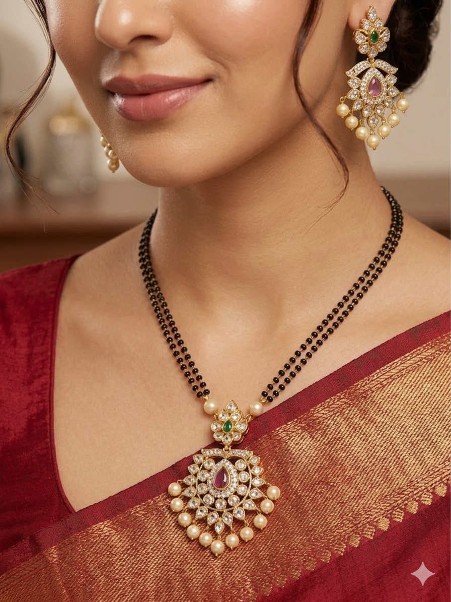 Chandrika Pearl Drop Mangalsutra