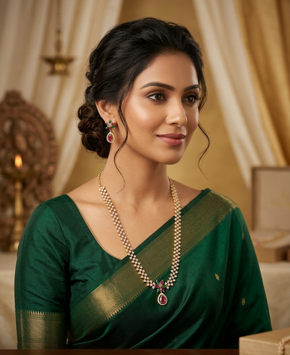 Regal Harmony Long Necklace Set